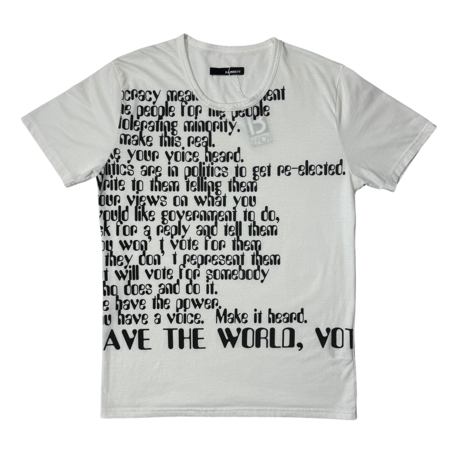 00s HAMNET typewriter Tee ARCHIVE