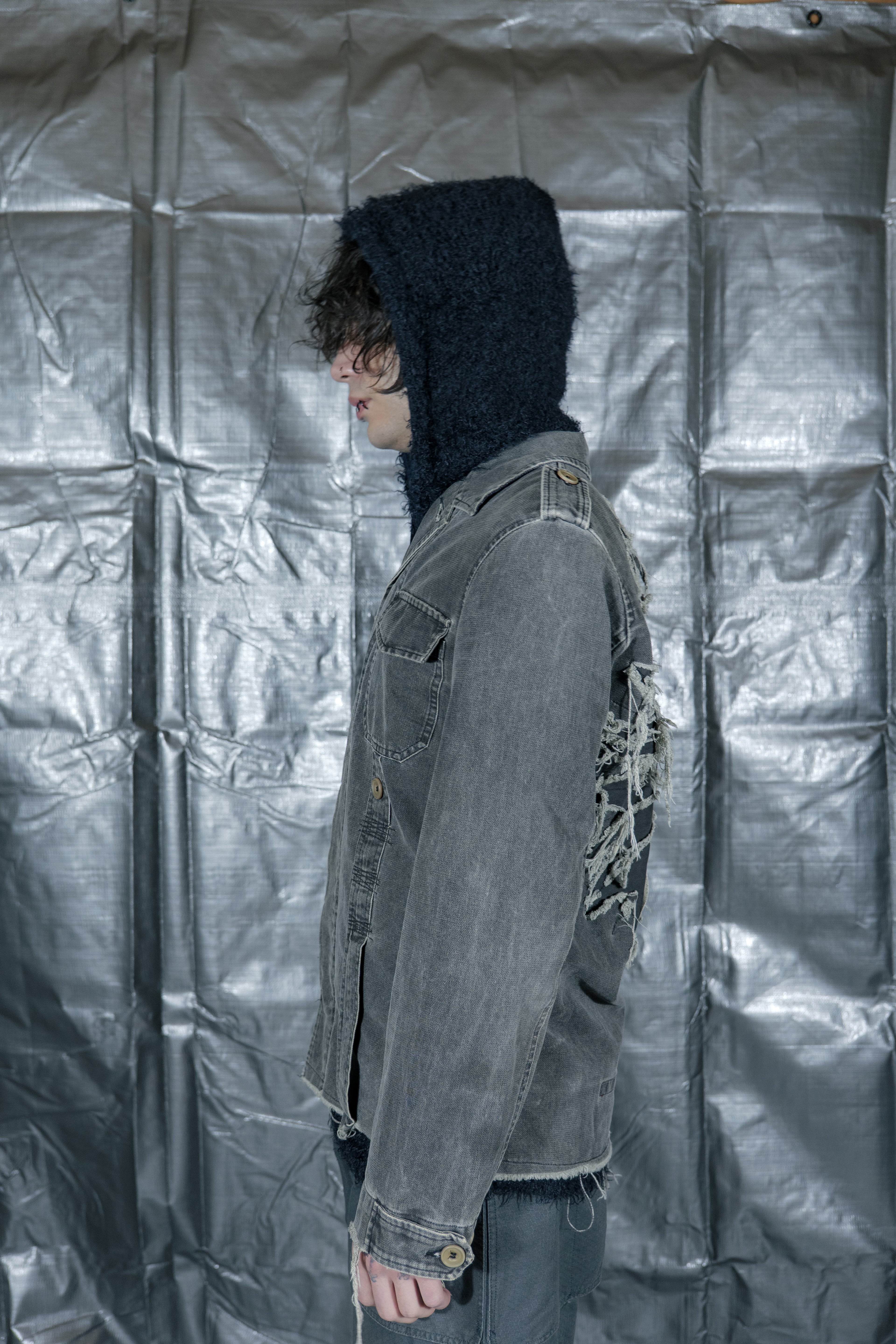 00s GRIFFIN Blade Cut Denim Jacket