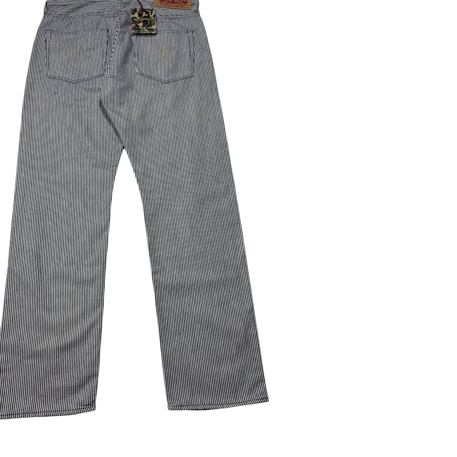 00s Bape STA  stripe Denim pants