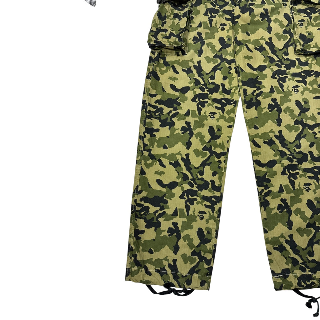 00s Bape head camo cargo