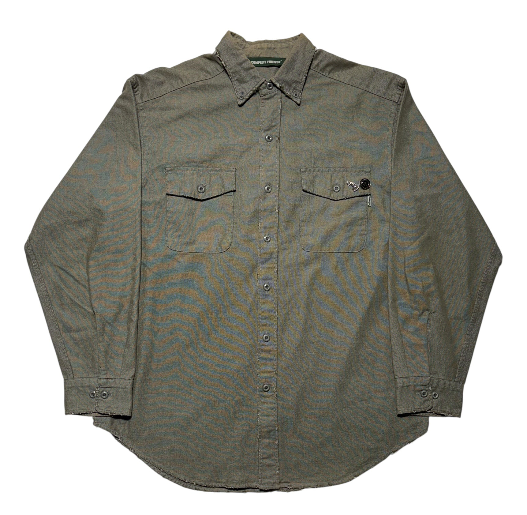 00s Coplete Finess Damaged Shirts Khaki