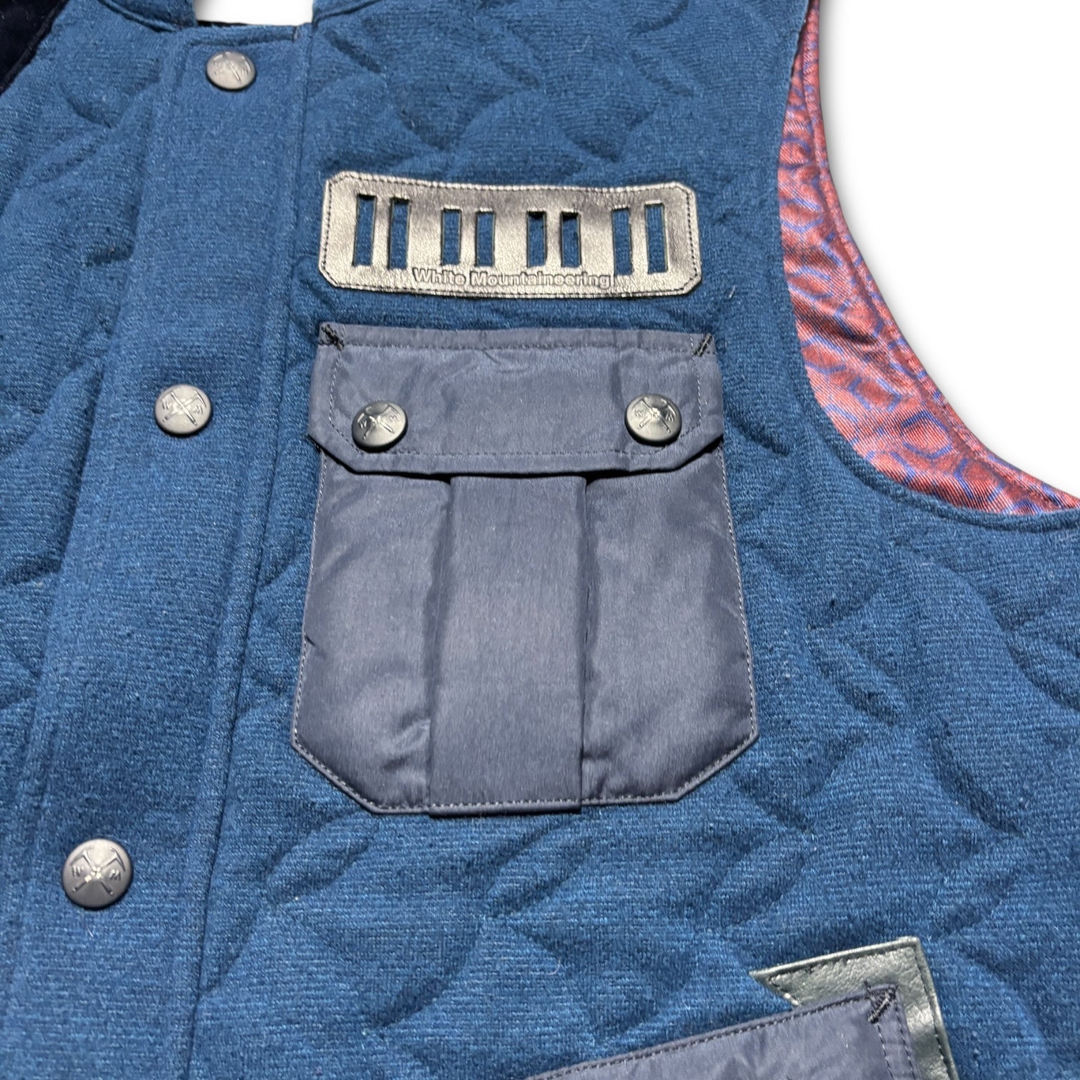 2013aw WHITE MOUNTAINEERING BLUE DOWN VEST