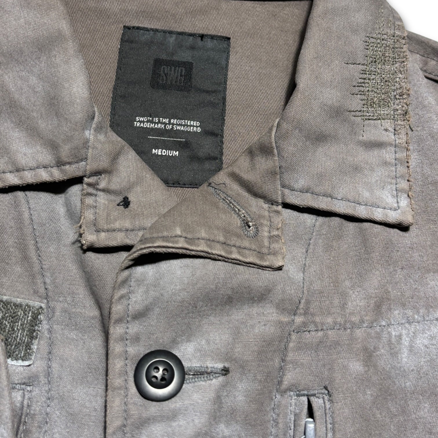 00s Swagger Damaged Washed Jacket