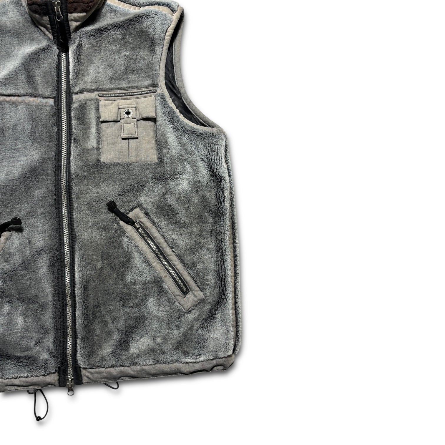 90s Enyce boa vest jacket