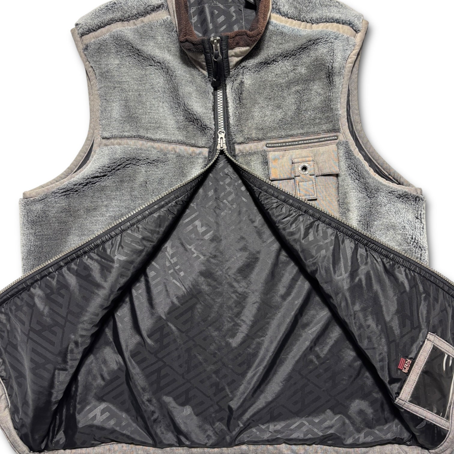 90s Enyce boa vest jacket
