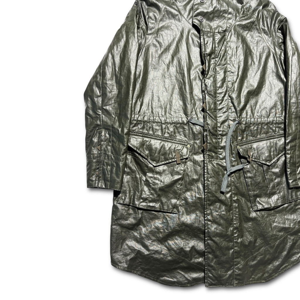 00s G star raw nylon tech hooded coat