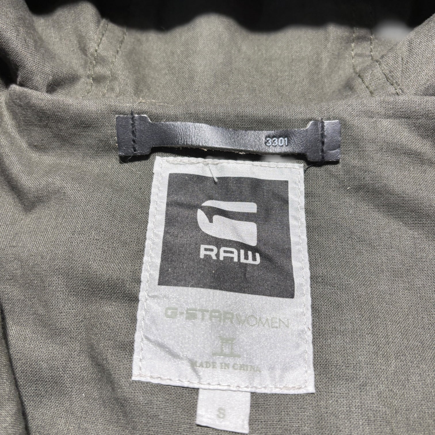 00s G star raw nylon tech hooded coat