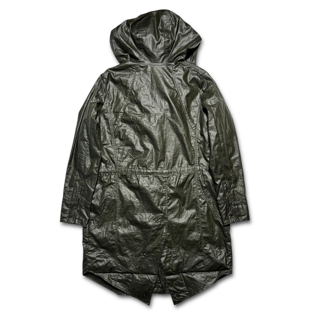 00s G star raw nylon tech hooded coat
