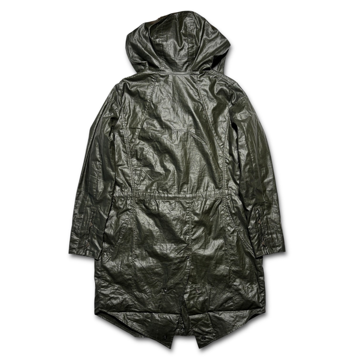 00s G star raw nylon tech hooded coat