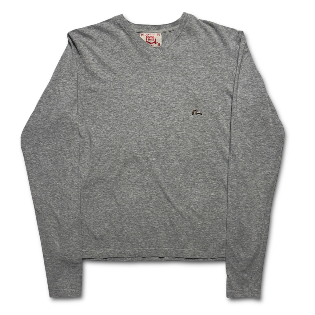 00s Evisu Logo Long sleeve grey
