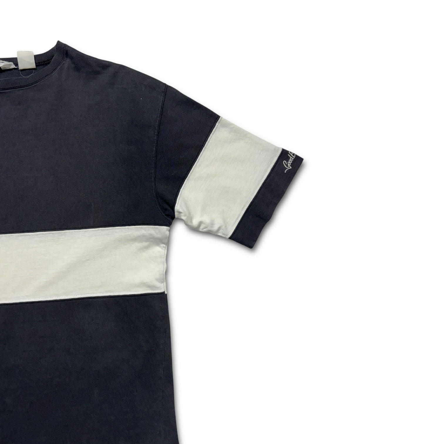 90s Goodenough Cut out border tee Fujiwara Hiroshi