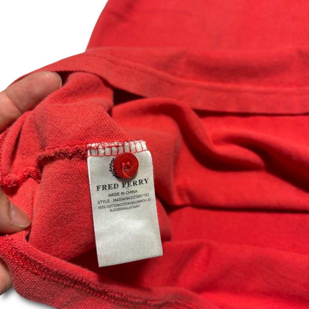 00s Fred Perry sports red polo shirts