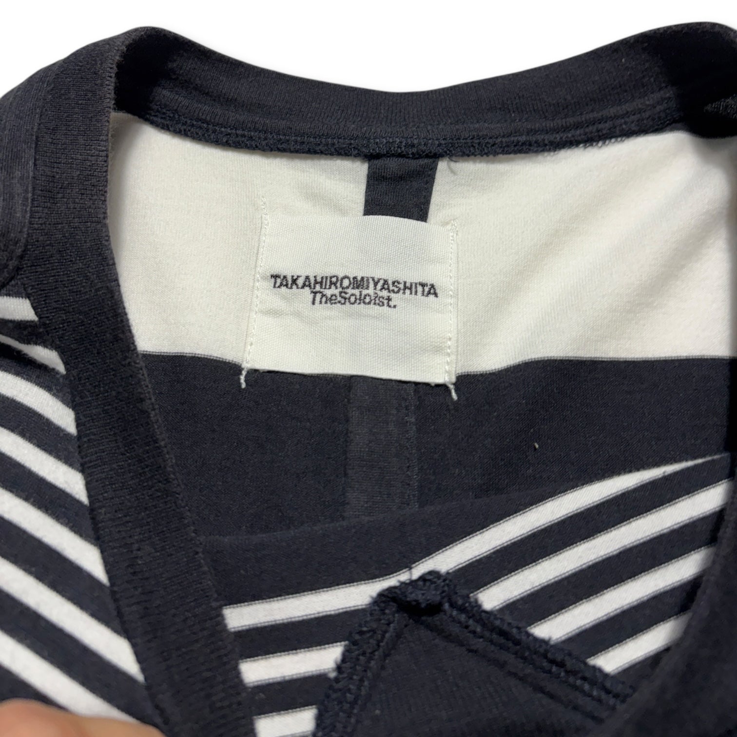 Takahiro Miyashita Soloist border patch tee