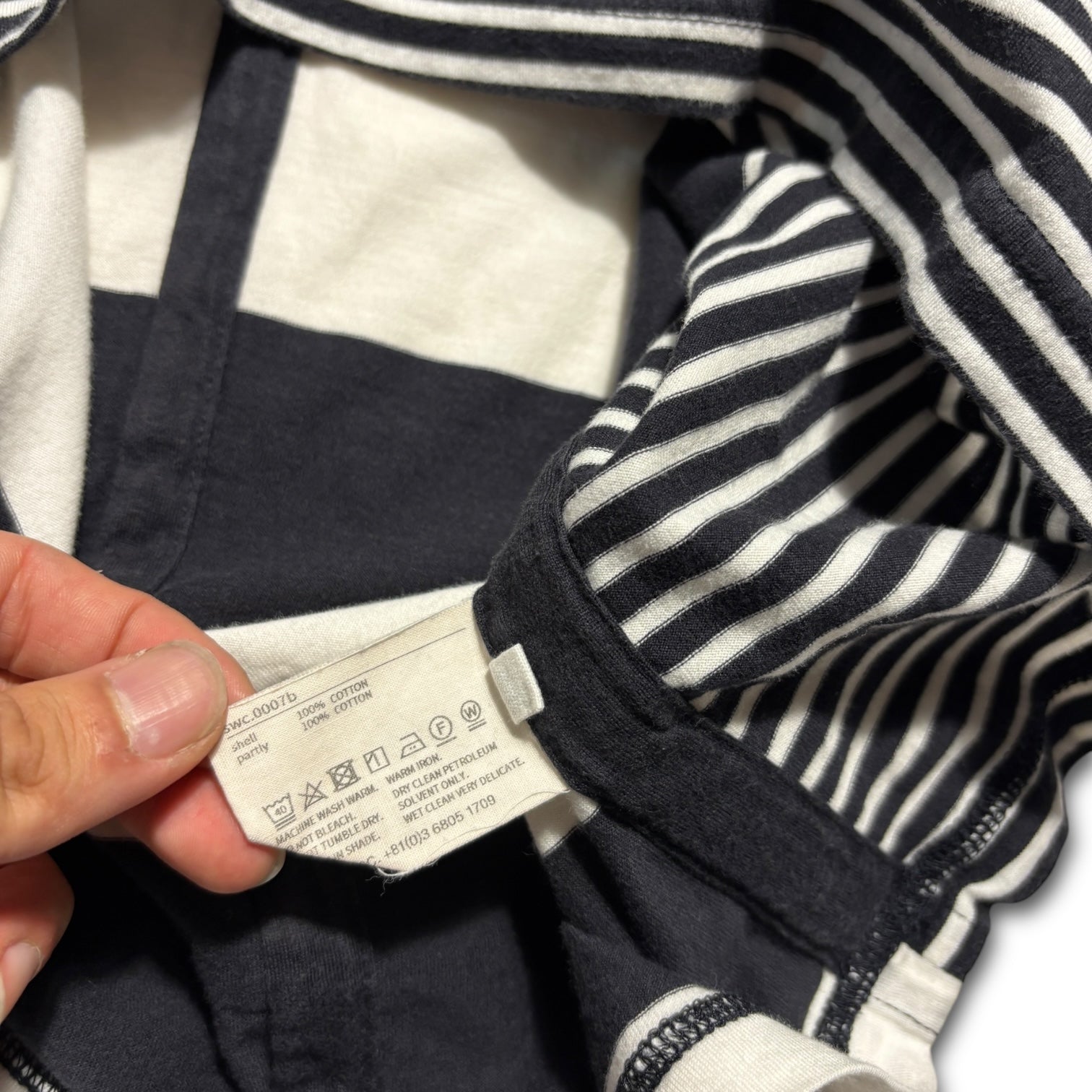 Takahiro Miyashita Soloist border patch tee
