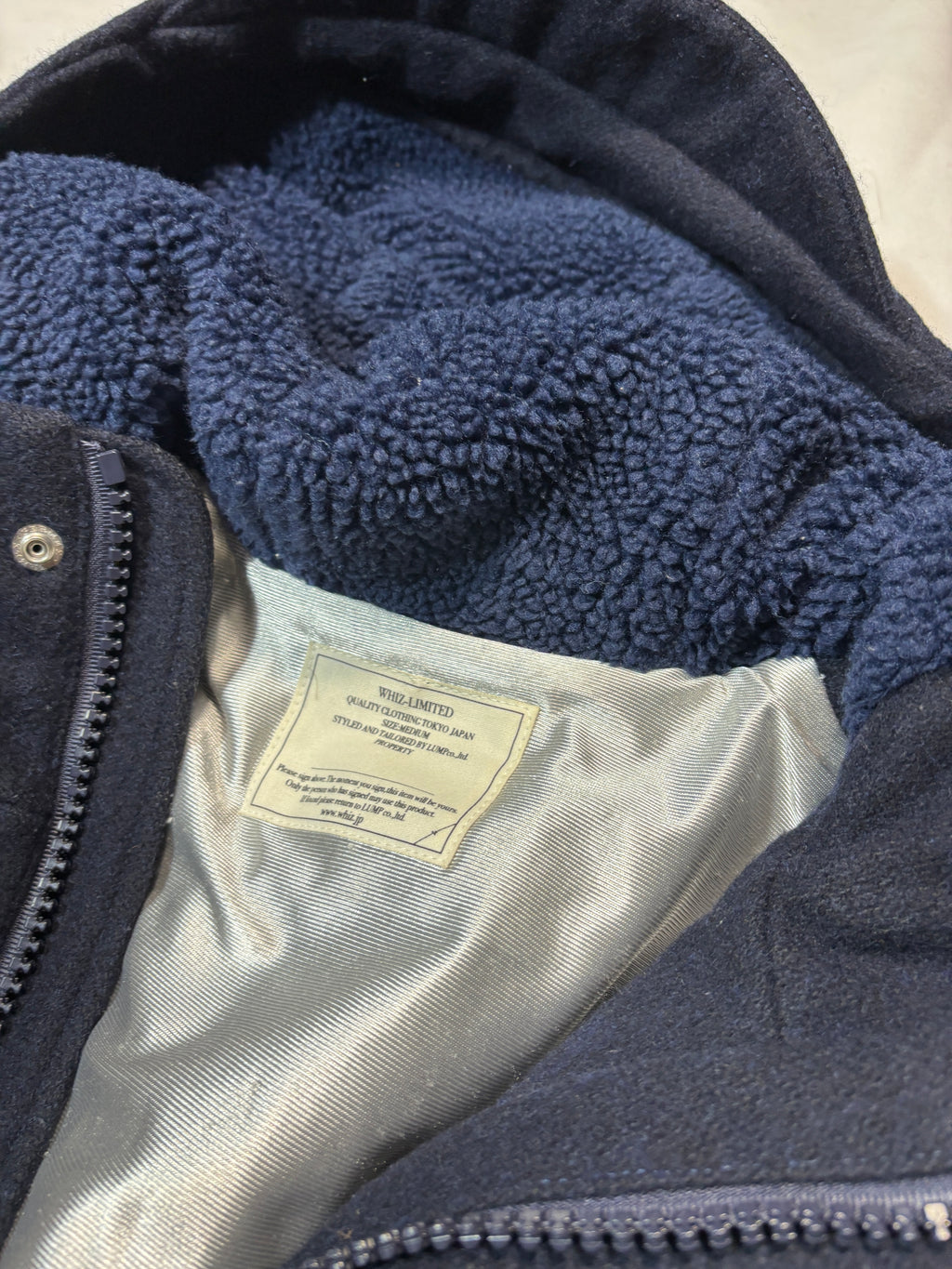 06AW WHIZ limited Wool technical Hooded Coat