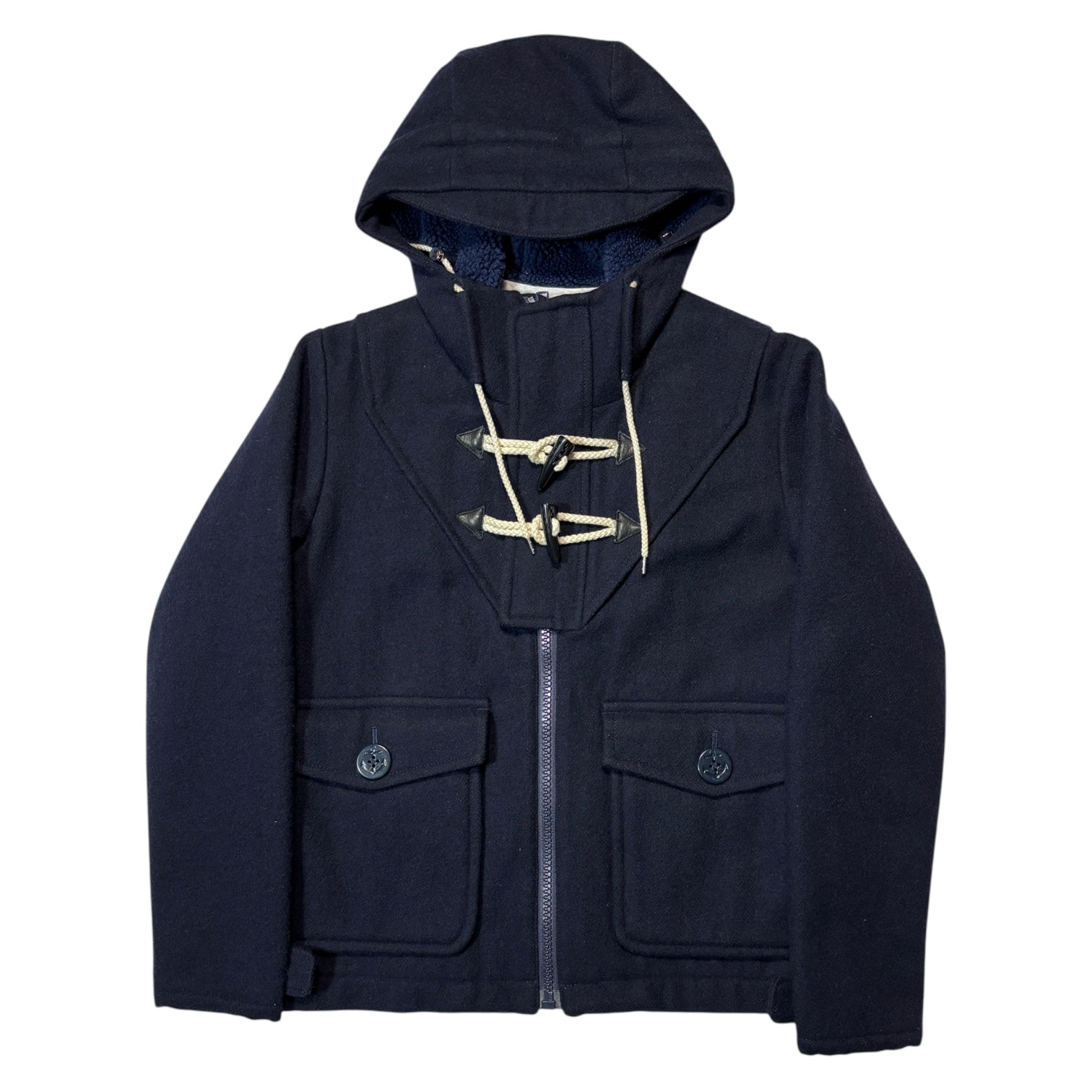 06AW WHIZ limited Wool technical Hooded Coat