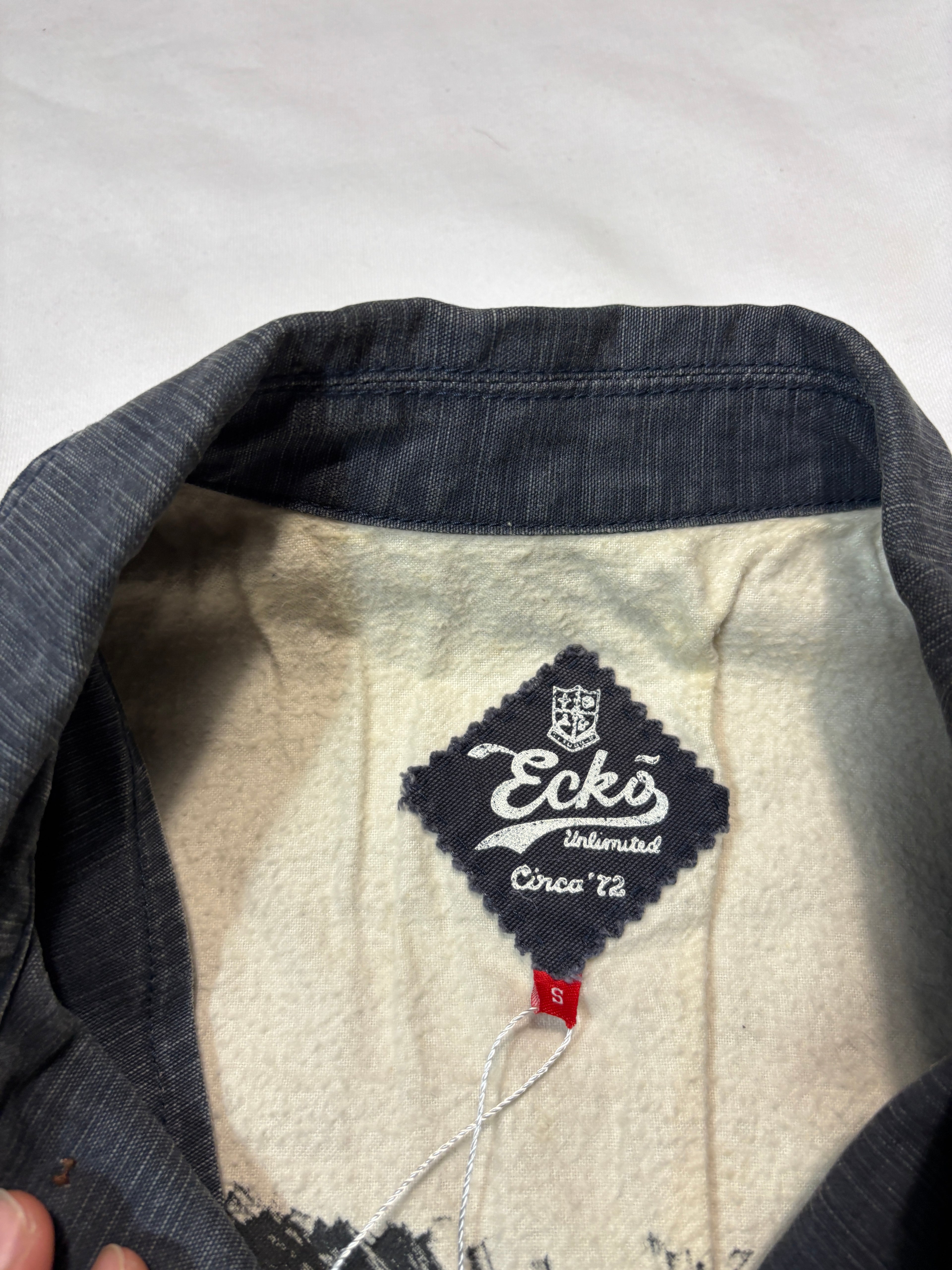 00s Ecko Arm Cut  Denim Jacket