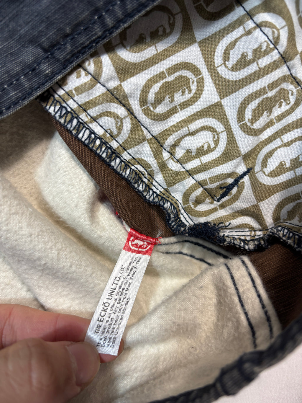 00s Ecko Arm Cut  Denim Jacket