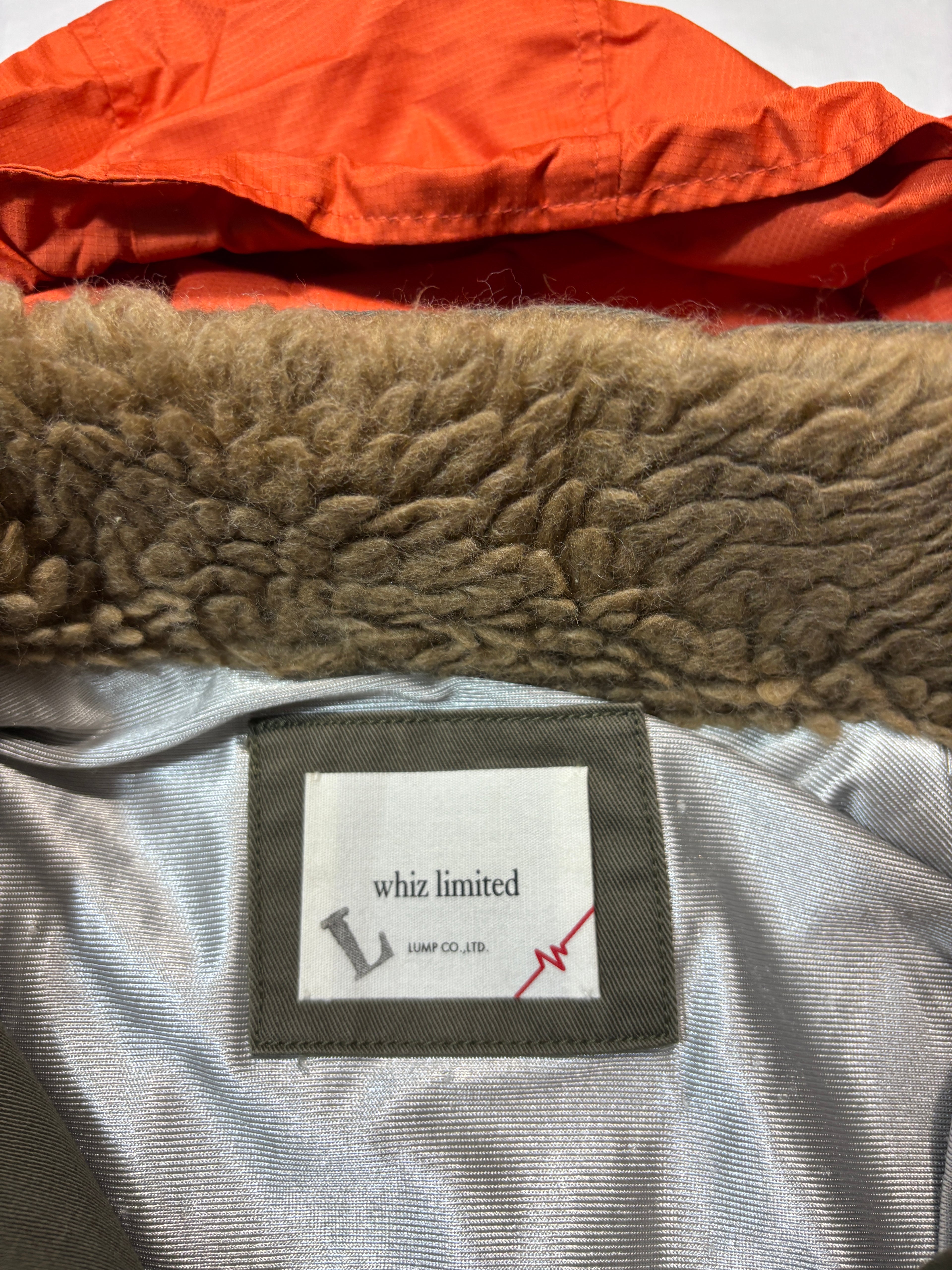 2006AW Whizlimited Hooded blouson with Fur, Mesh Nylon