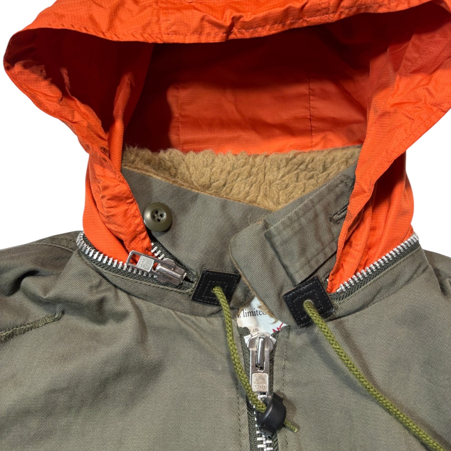 2006AW Whizlimited Hooded blouson with Fur, Mesh Nylon