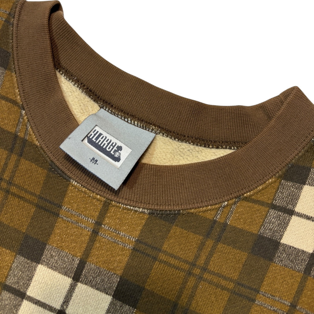 90s X large check sweat