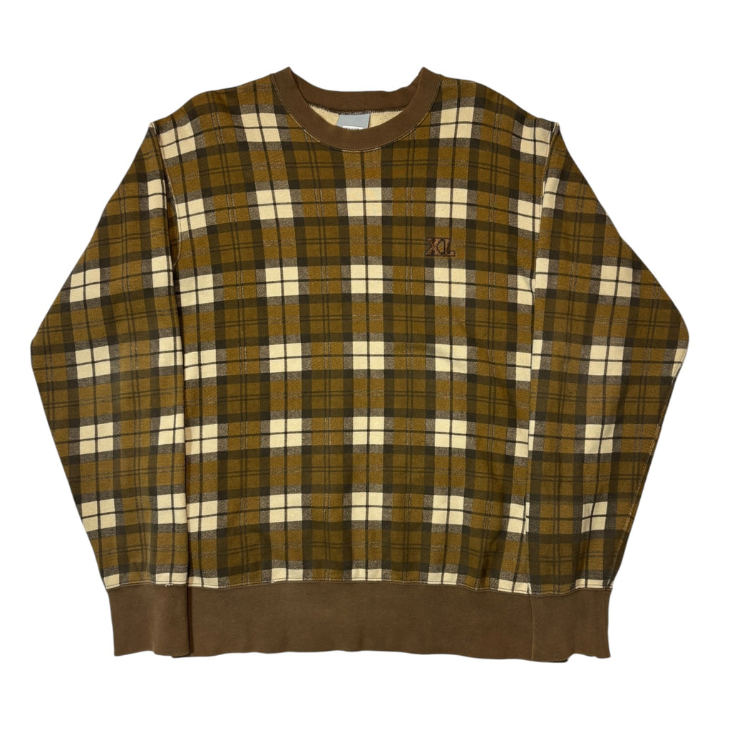 90s X large check sweat