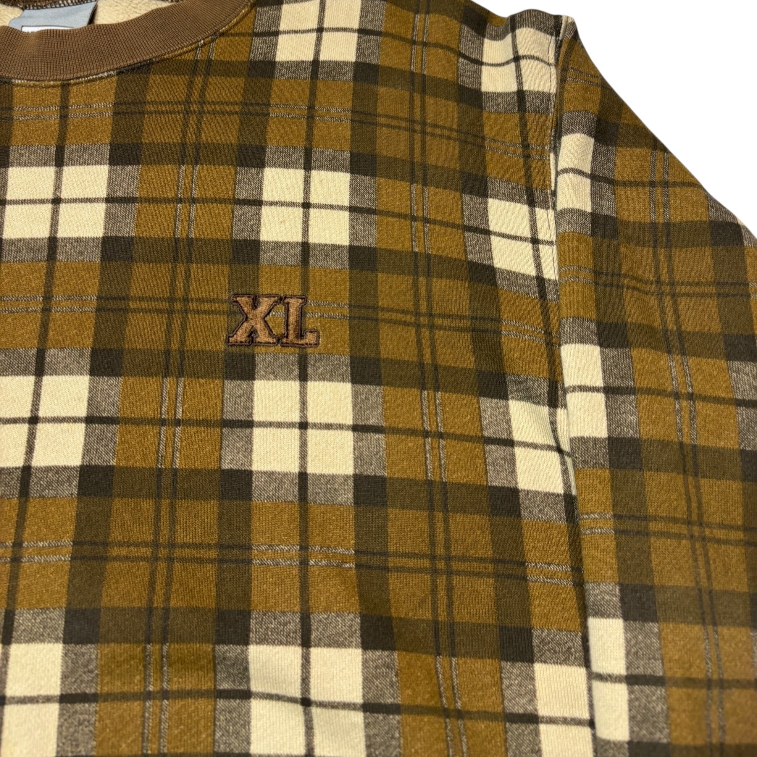 90s X large check sweat