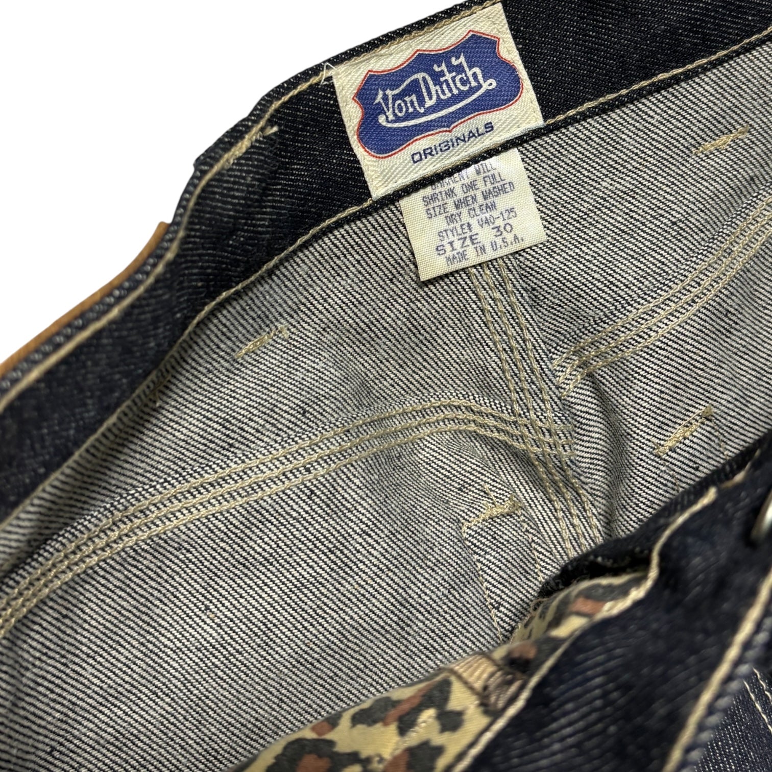 Von Dutch Dead Stock Fire Denim