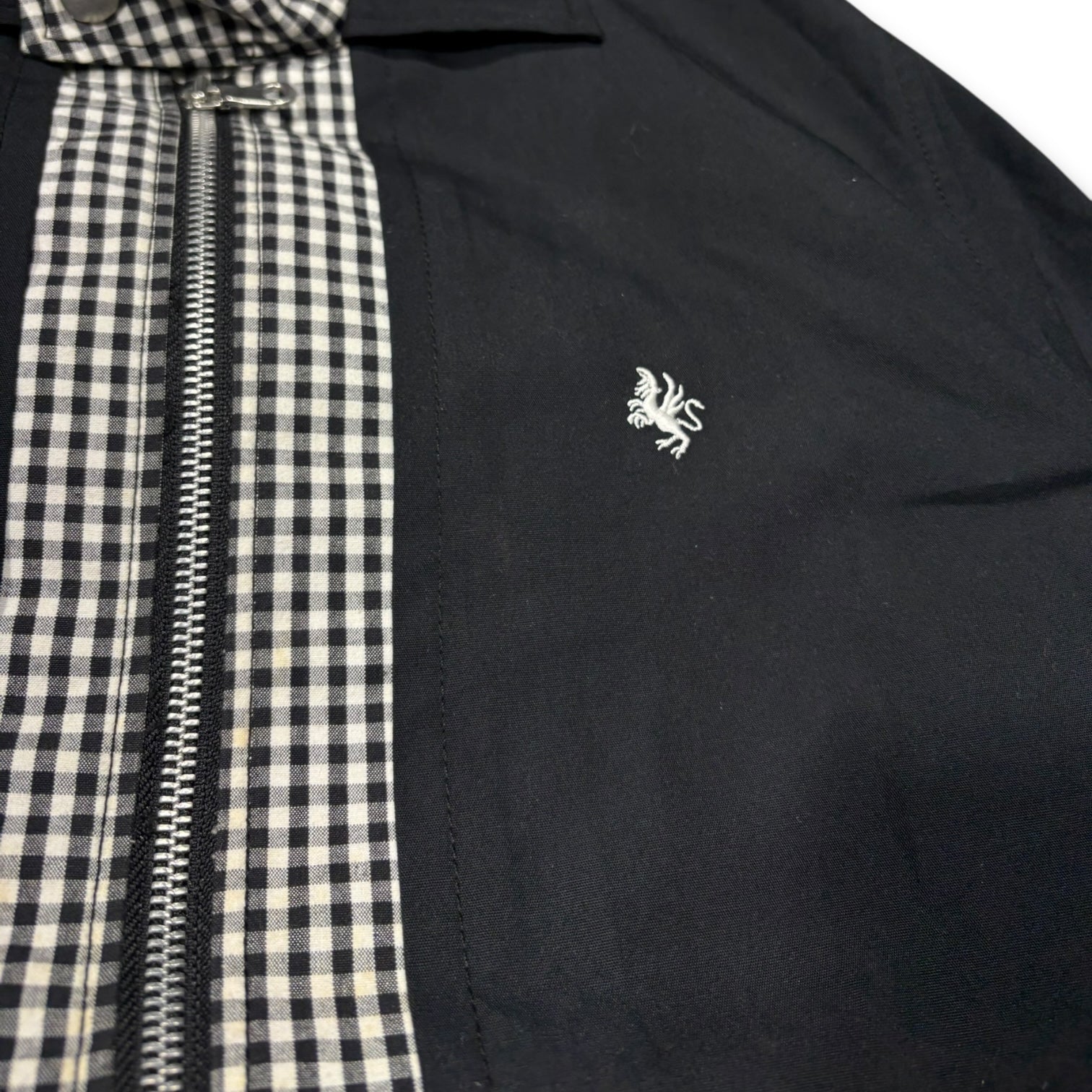 2005 Montage layered Jacket Ichimatsu Koushi 市松格子柄