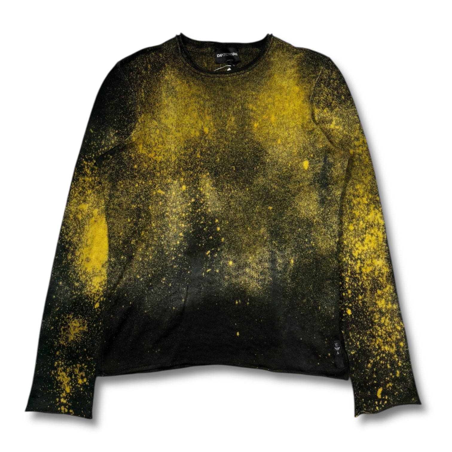 [13each remake] Emporio Armani Bleached knit L/S