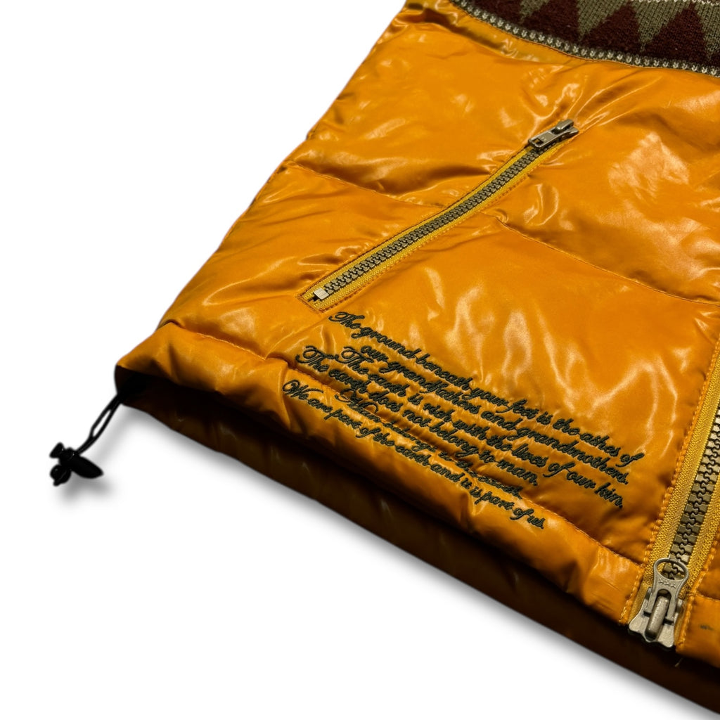 00s Geronimo Nylon puffer hooded vest