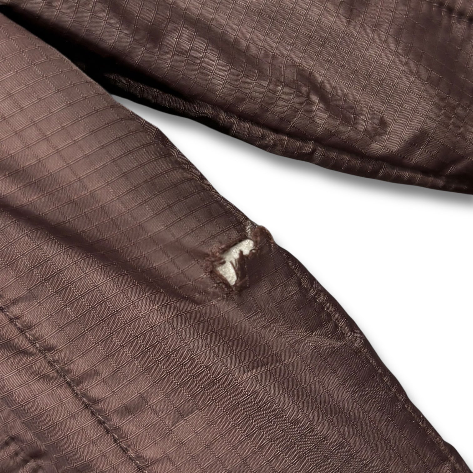 00s Nike Puffer Hooded Jaket / embroided / corduroy