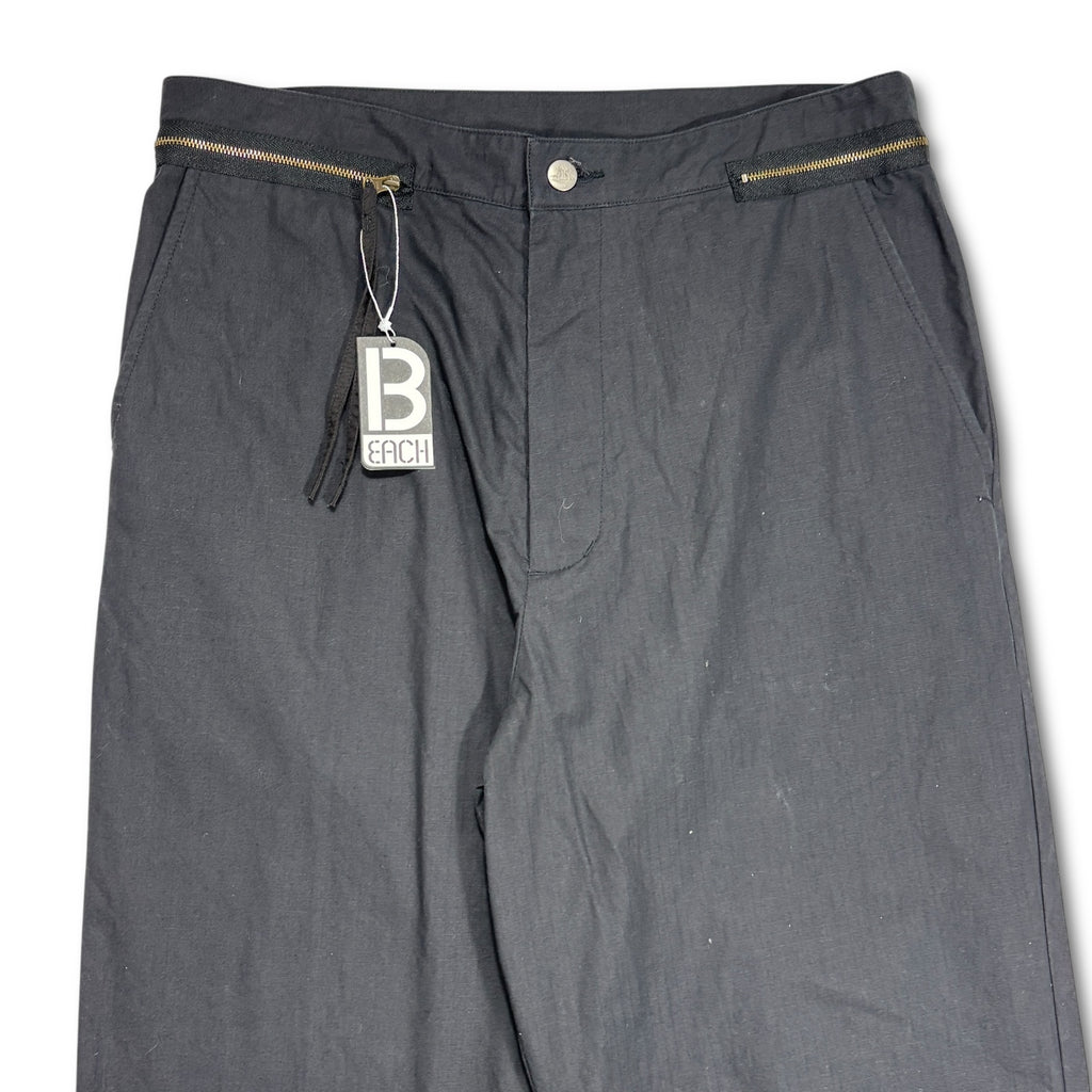 00s Vivienne Westwood Zip Parachute Pants Black