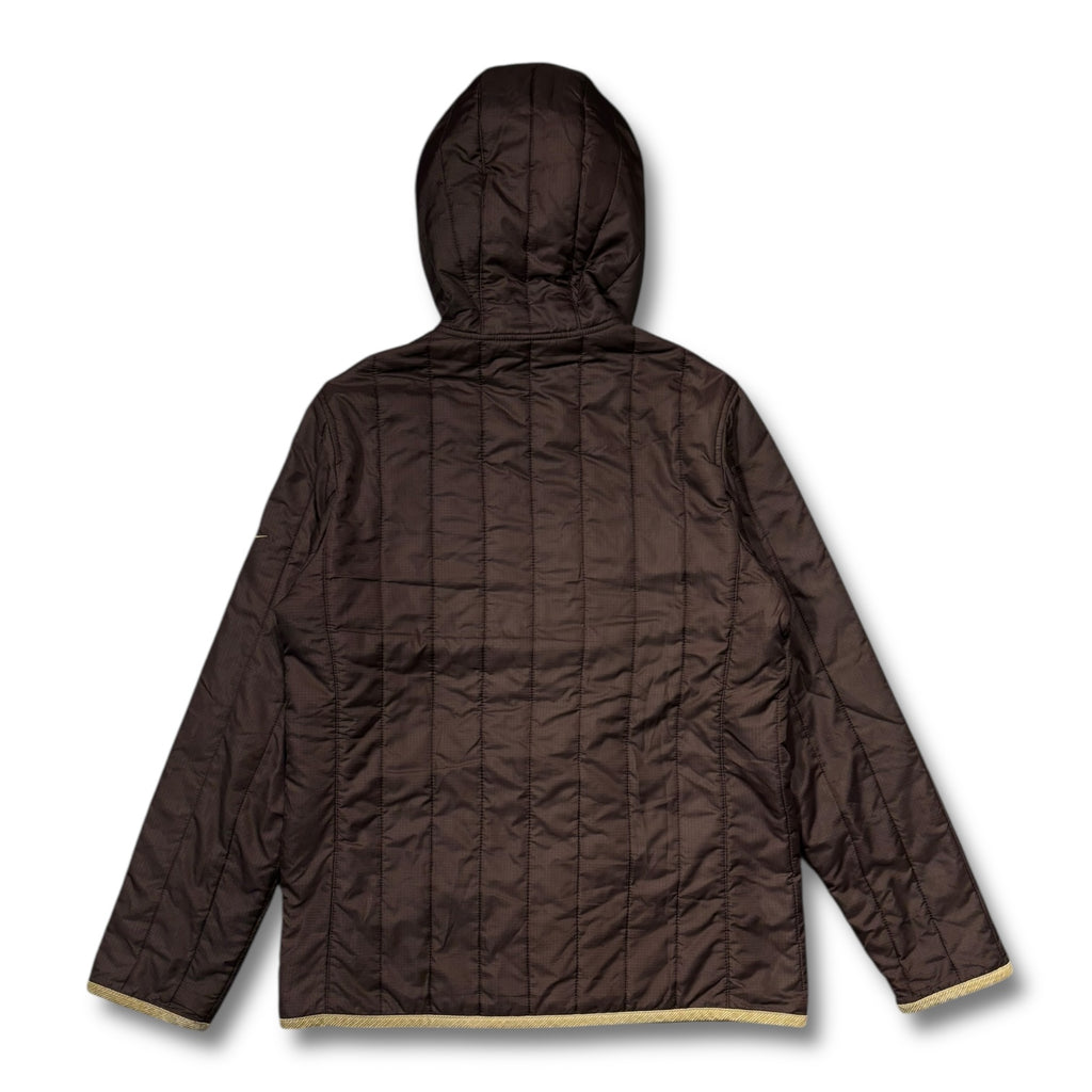 00s Nike Puffer Hooded Jaket / embroided / corduroy