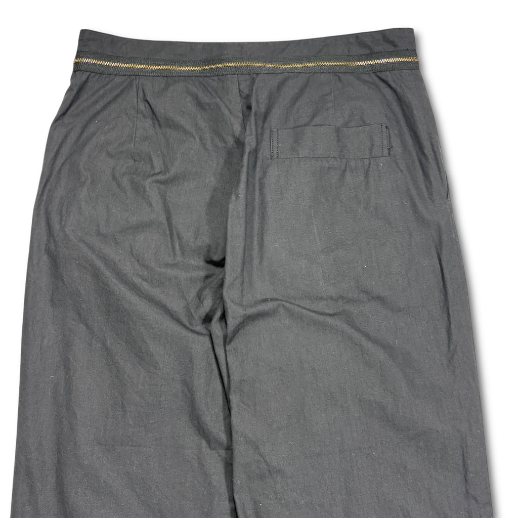 00s Vivienne Westwood Zip Parachute Pants Black