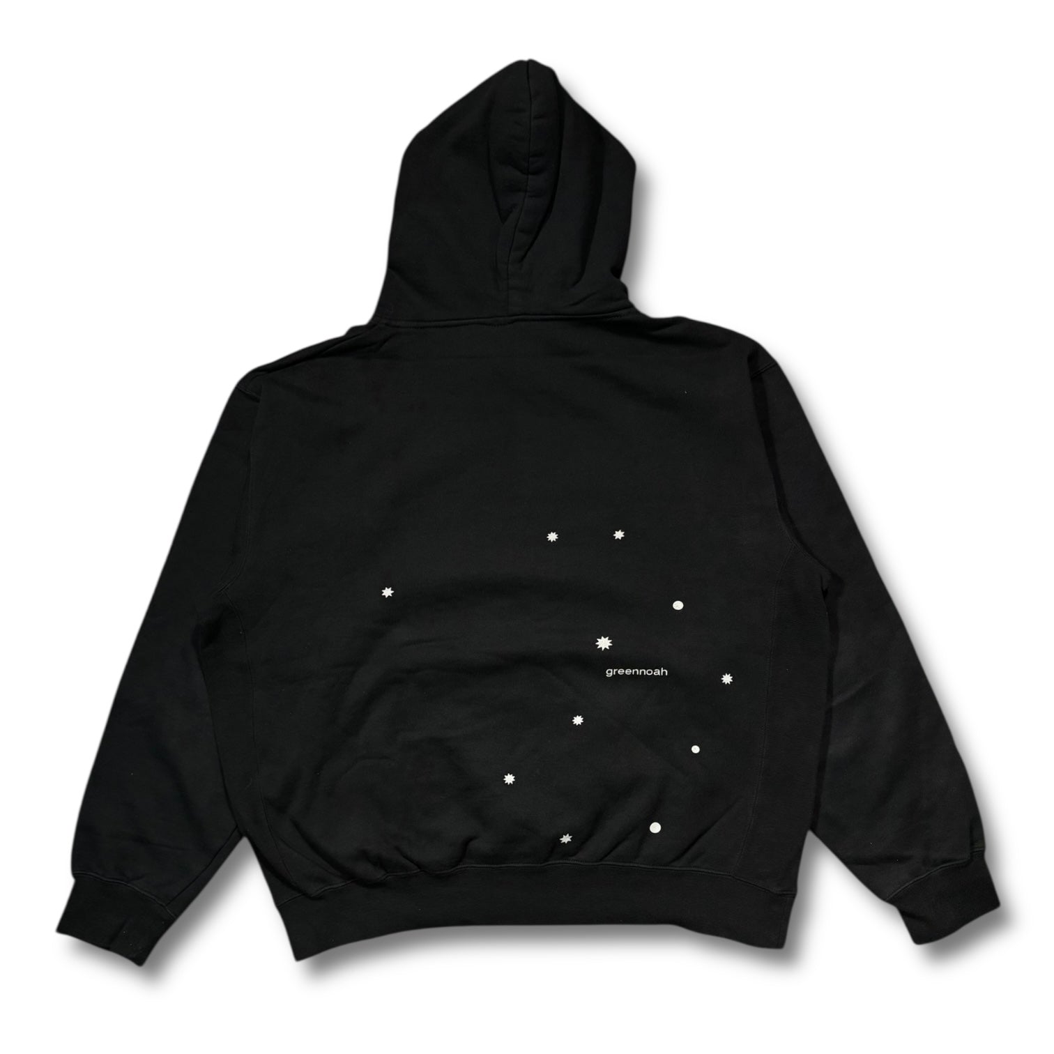 90s BALANCEWEARDESIGN Graffic Hoodie Black