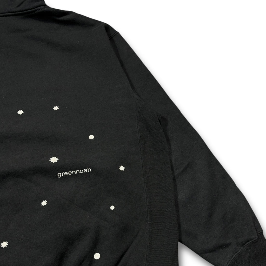 90s BALANCEWEARDESIGN Graffic Hoodie Black
