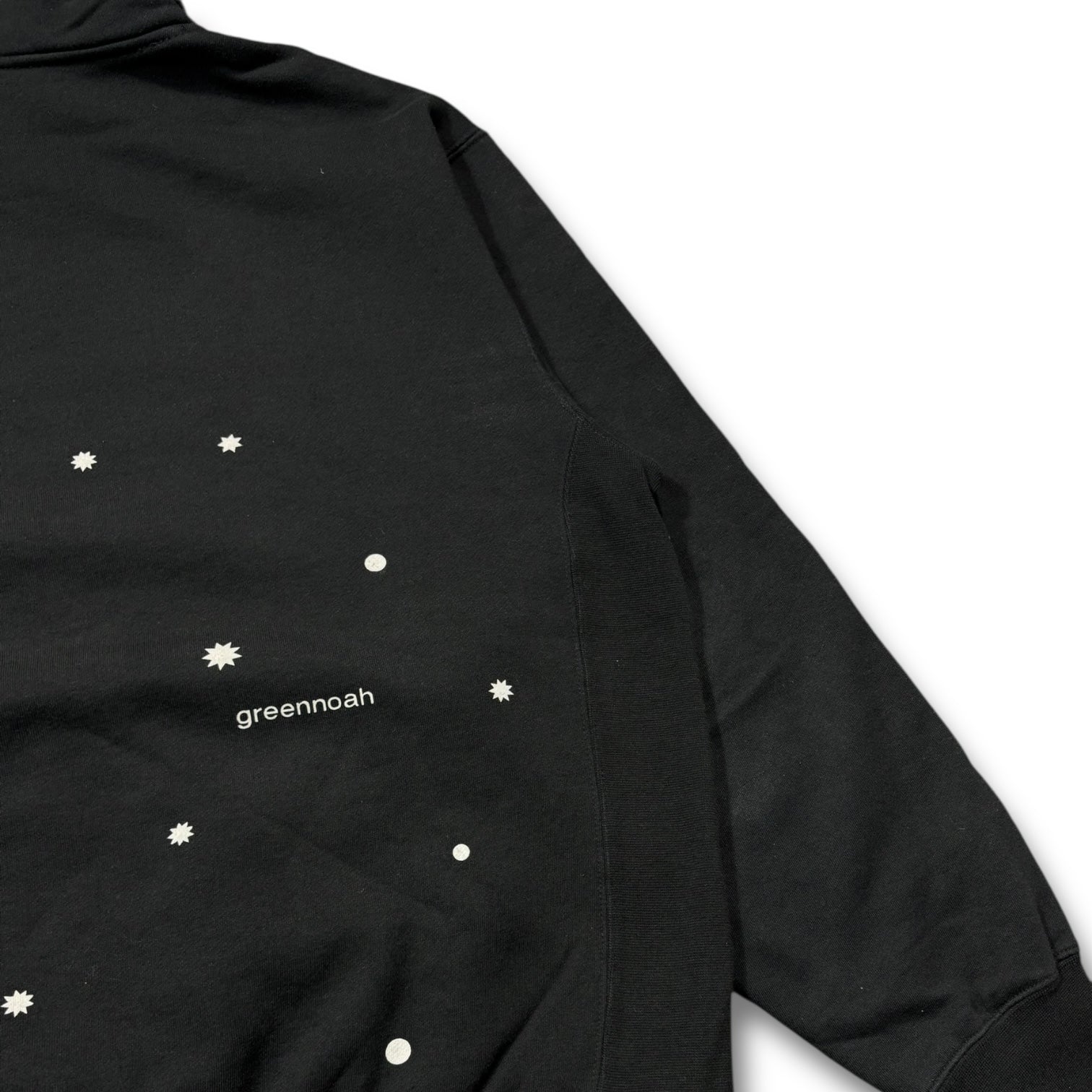 90s BALANCEWEARDESIGN Graffic Hoodie Black