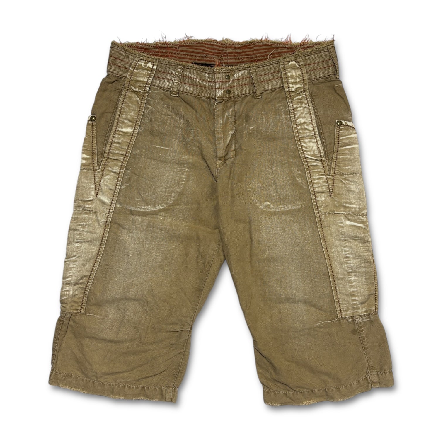 00s Marithe Francois Girbaud Damaged shorts