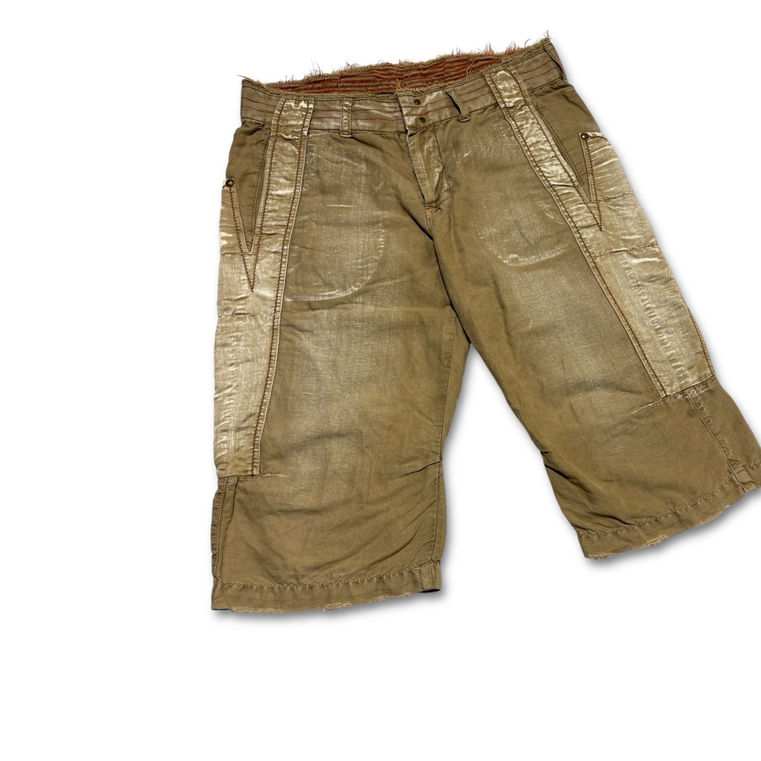 00s Marithe Francois Girbaud Damaged shorts