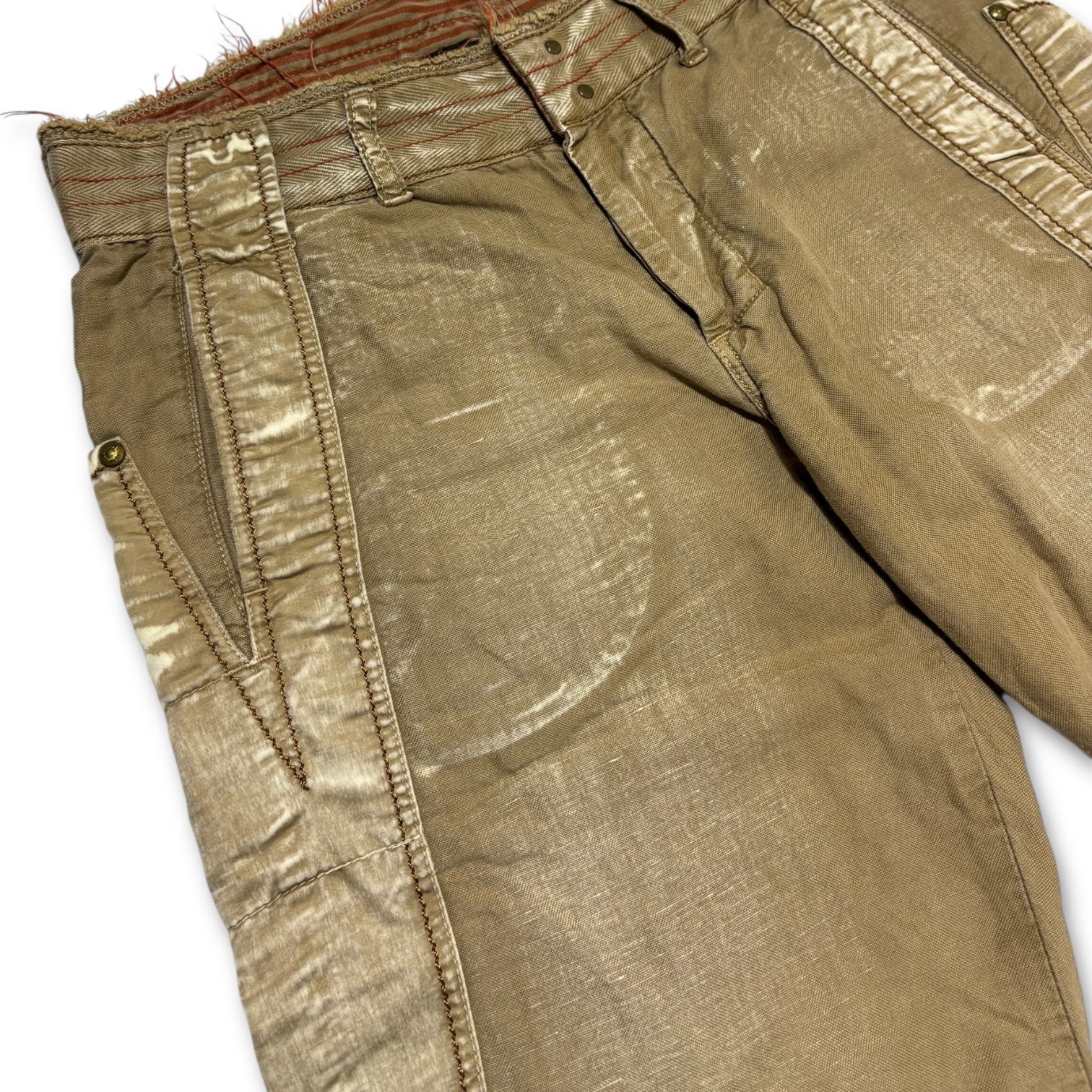 00s Marithe Francois Girbaud Damaged shorts