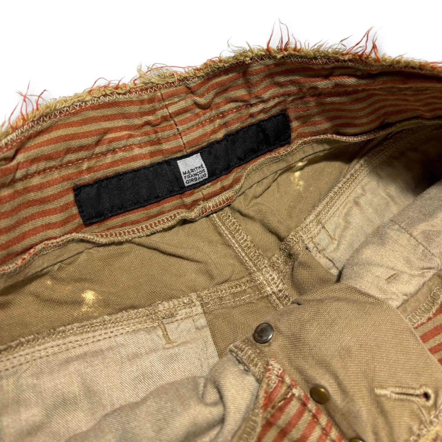 00s Marithe Francois Girbaud Damaged shorts