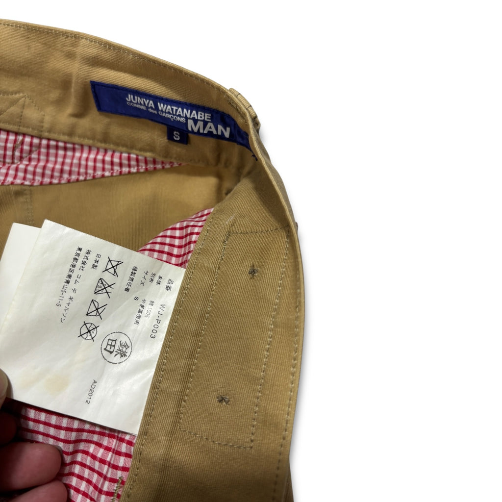 2012 JUNYA WATANABE GOAT Leather Double Knee