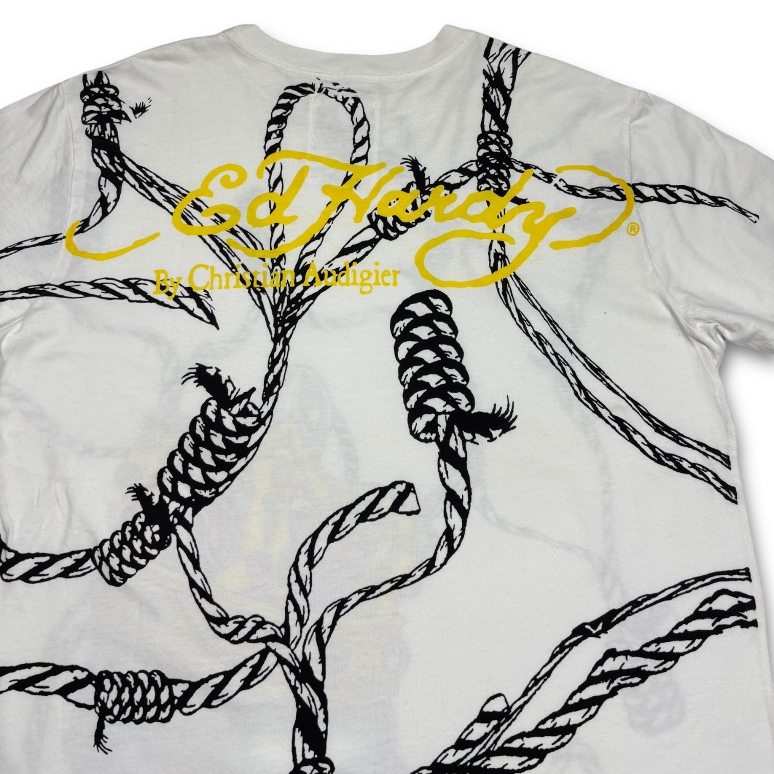 00s Ed Hardy Dead Stock Tee White