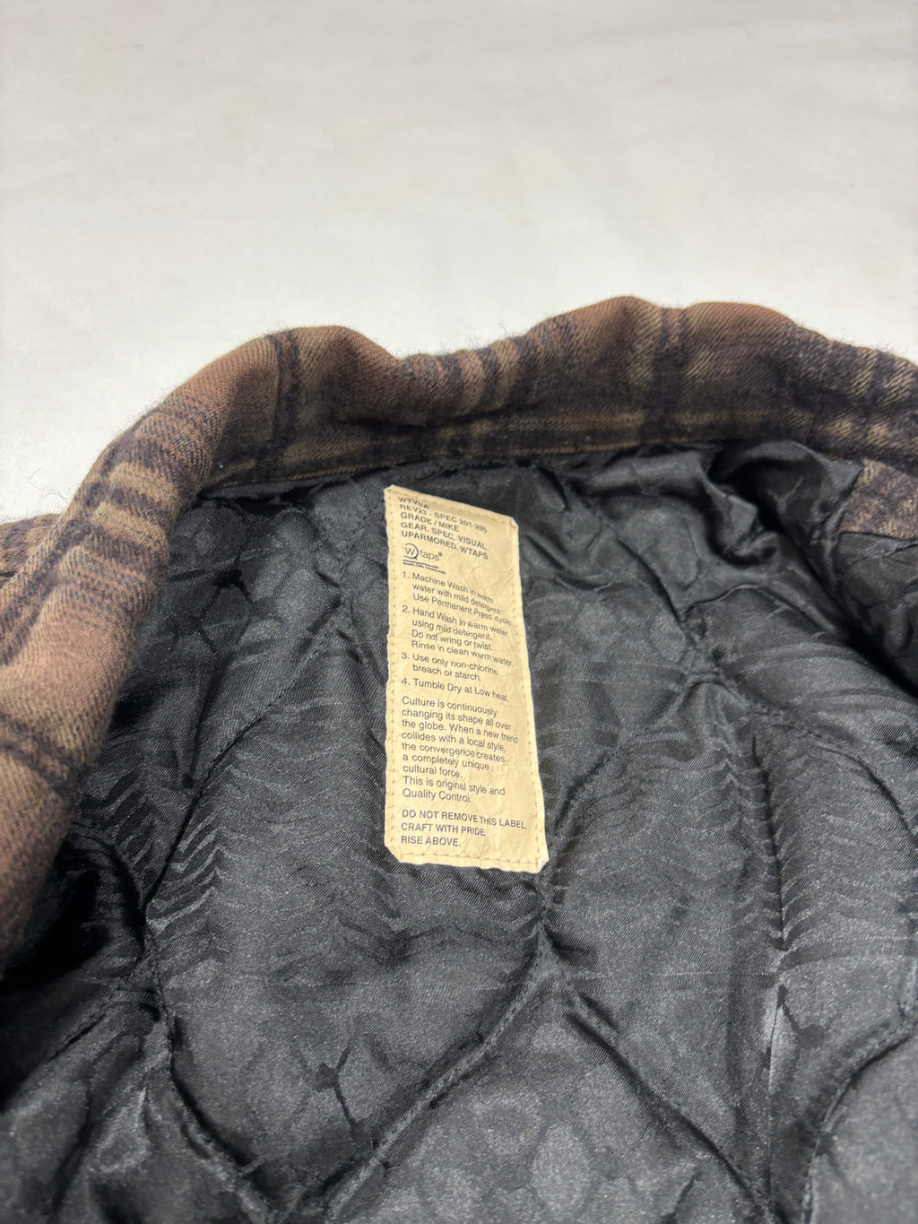 90s NEIGHBORHOOD WTAPS W name Puffer Jacket