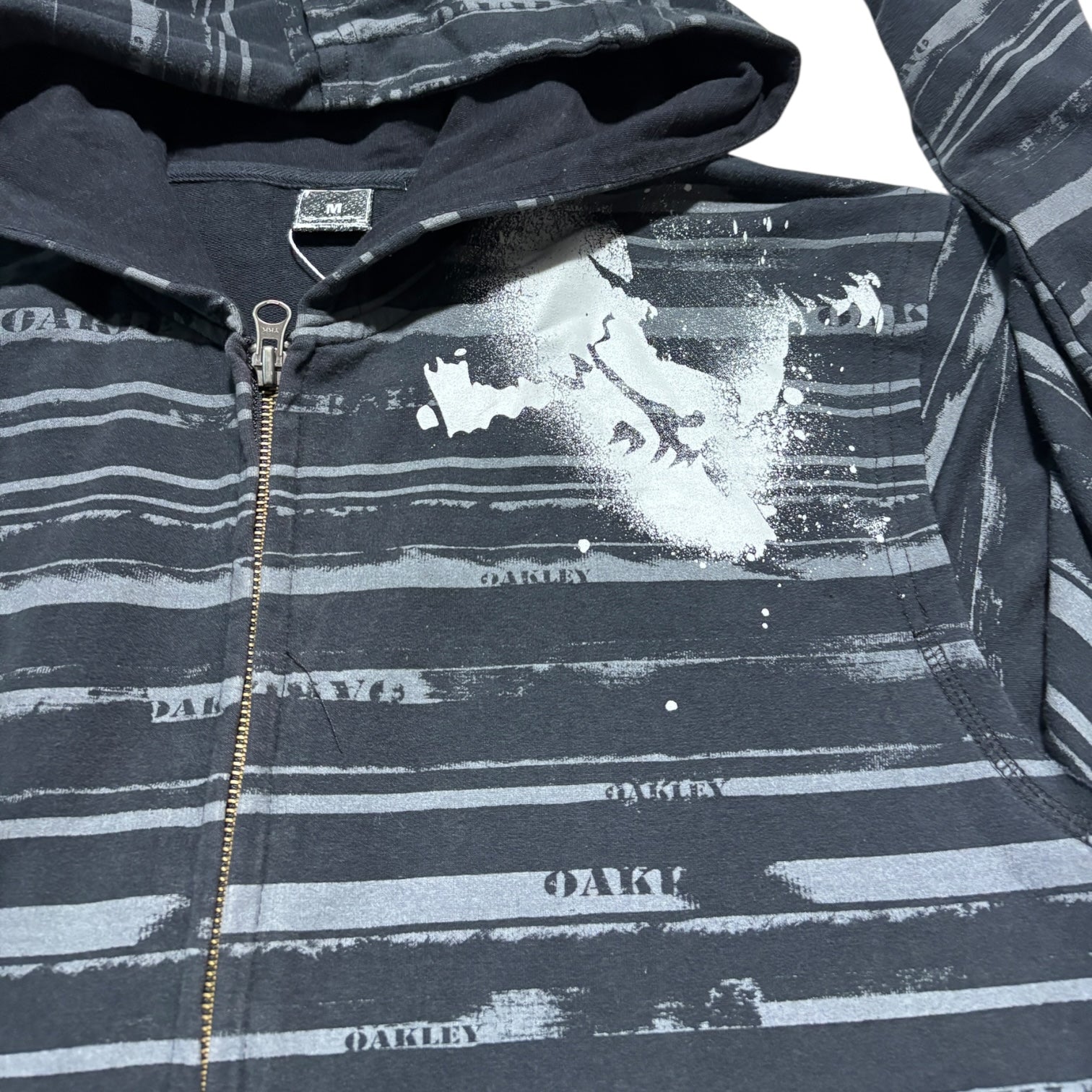 00s Oakley border Logo Hoodie