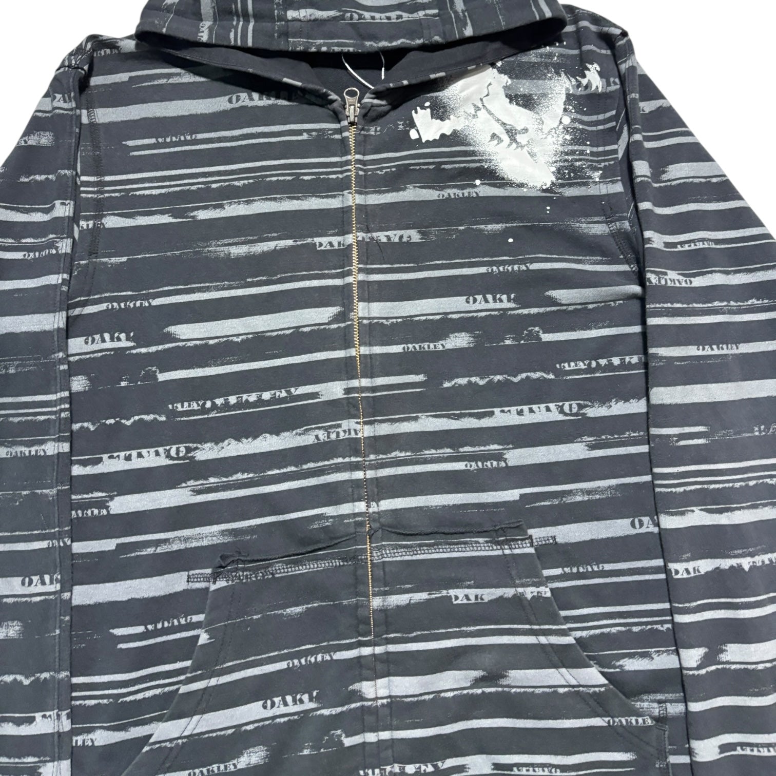 00s Oakley border Logo Hoodie