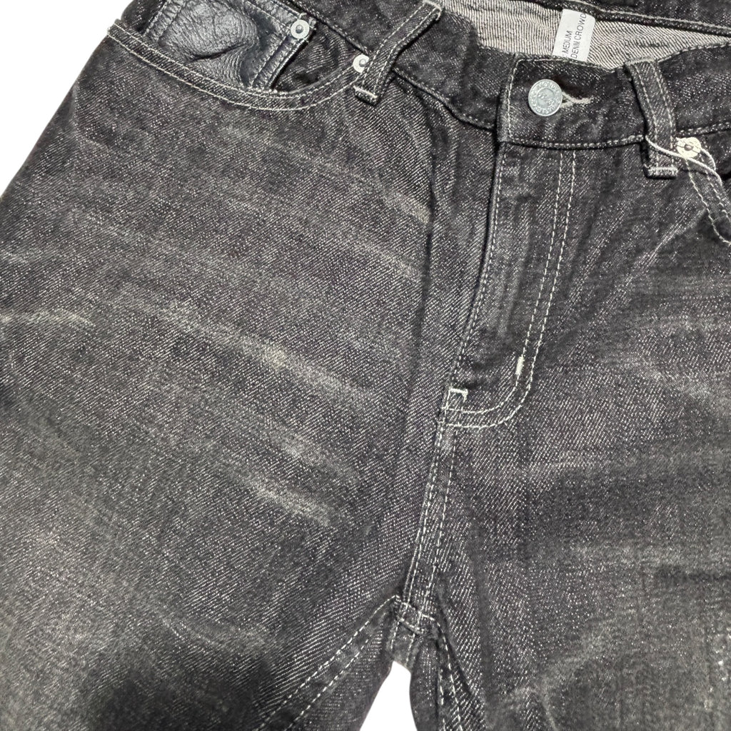 00s Montage Black denim damaged