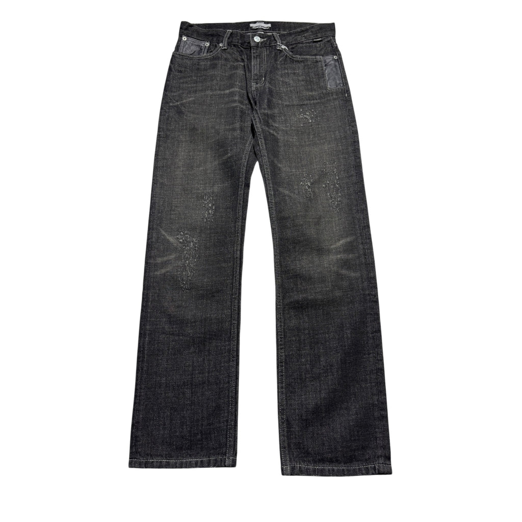00s Montage Black denim damaged