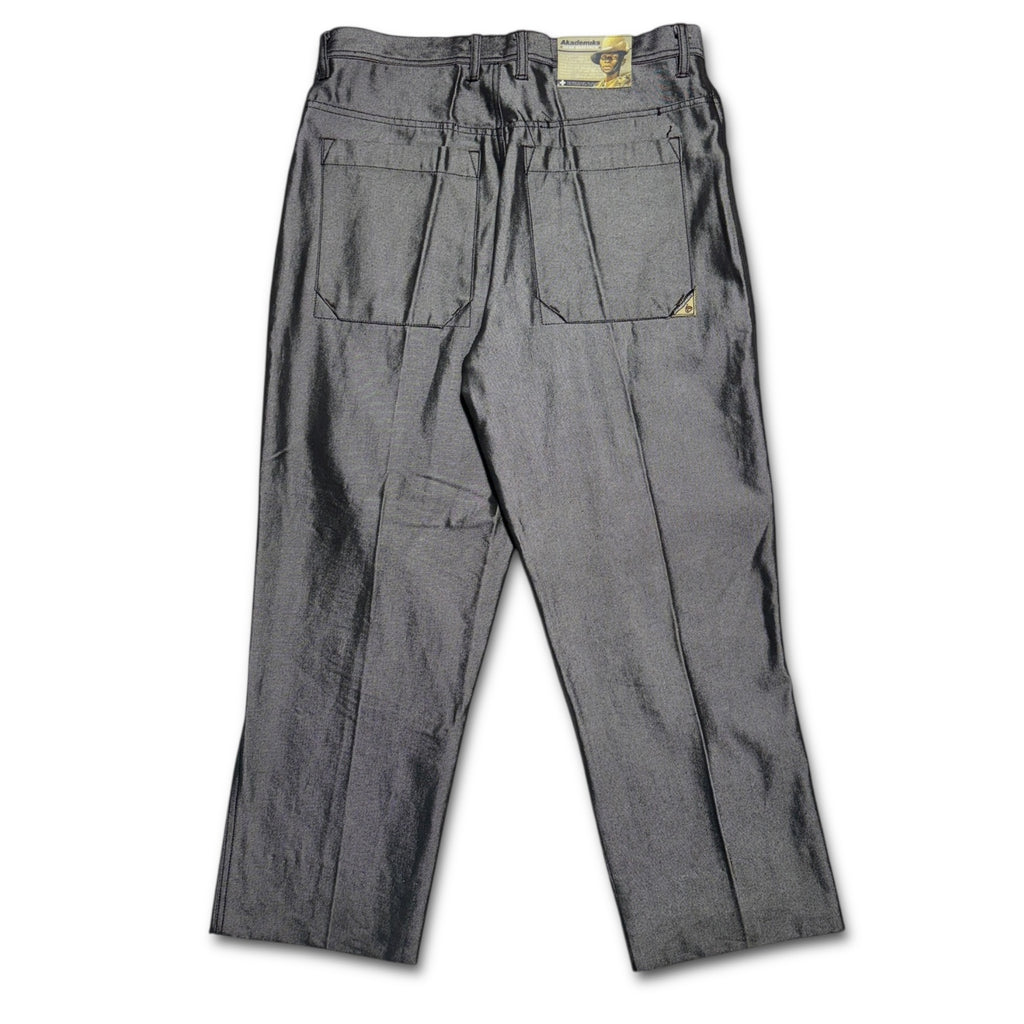 90s Akademiks silver denim 34